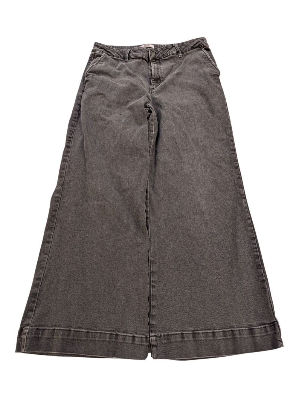 Liz Claiborne Flared Wide-Leg Jeans in Black